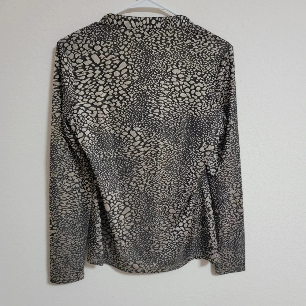 Cache Shimmery Cowl Neck Top - Picture 5 of 5